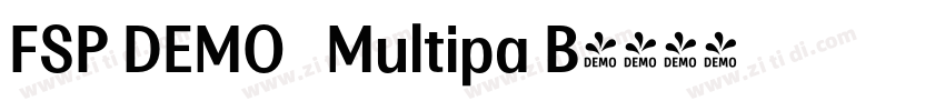 FSP DEMO   Multipa B字体转换